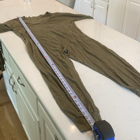 Natural Life Johnny Oversized 100% Green Cotton Jumpsuit S - Picture 7 of 8